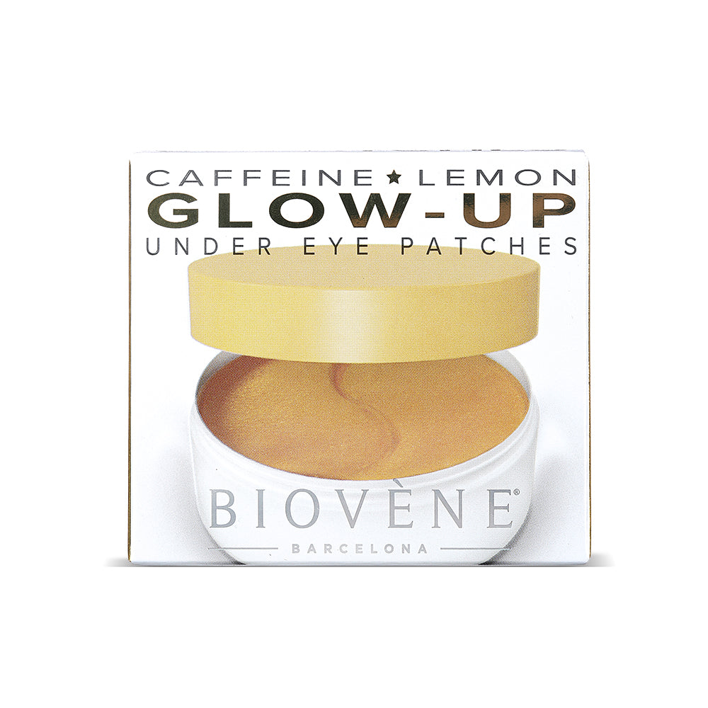 CAFFEINE GLOW-UP Hydrogel Eye Patches with Caffeine & Lemon, 60 patches