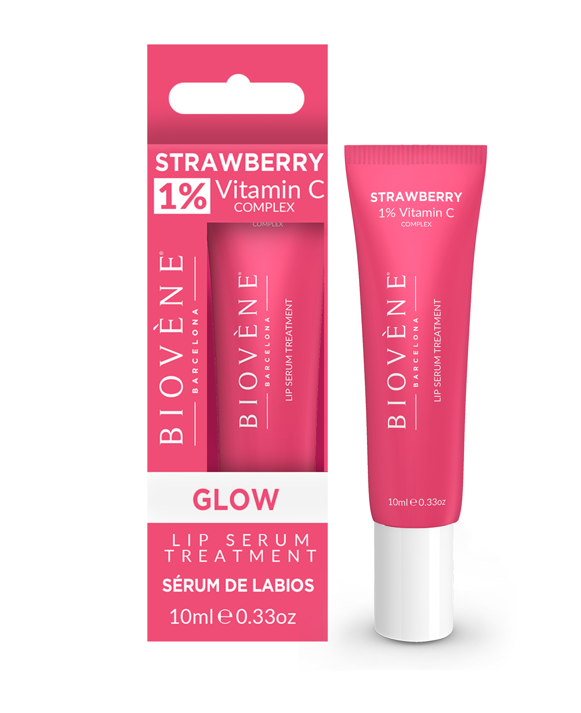 1% VITAMIN C LIP SERUM Strawberry Glow Lip Treatment