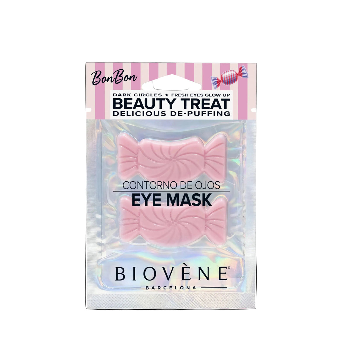 BEAUTY TREAT Delicious De-Puffing! Eye Pad Mask for Dark Circles and Eye Contour Puffiness