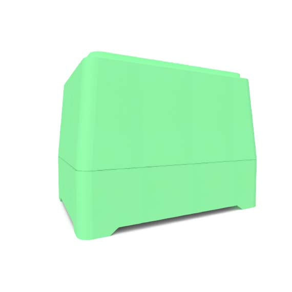 BAMBOO IN-SHOWER CASE Universal Case for Storage & Travel - Mint Green