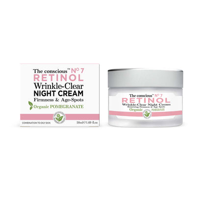 The conscious™ Retinol Wrinkle-Clear Night Cream Organic Pomegranate