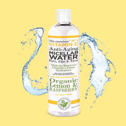 The conscious™ Vitamin C Anti-Aging Micellar Water Organic Lemon &amp; Raspberry